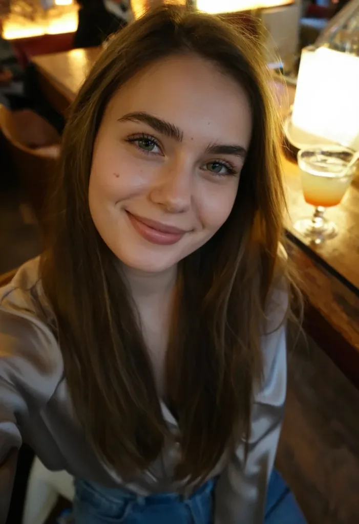 Шатенка